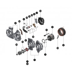 ALTERNADOR HYUNDAI R220LC-9S 21Q6-41000