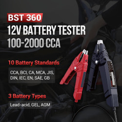 LAUNCH X431 BST360 CAR BLUETOOTH BATTERY TESTER - ANALIZADOR DE BATERIA ANDROID IOS