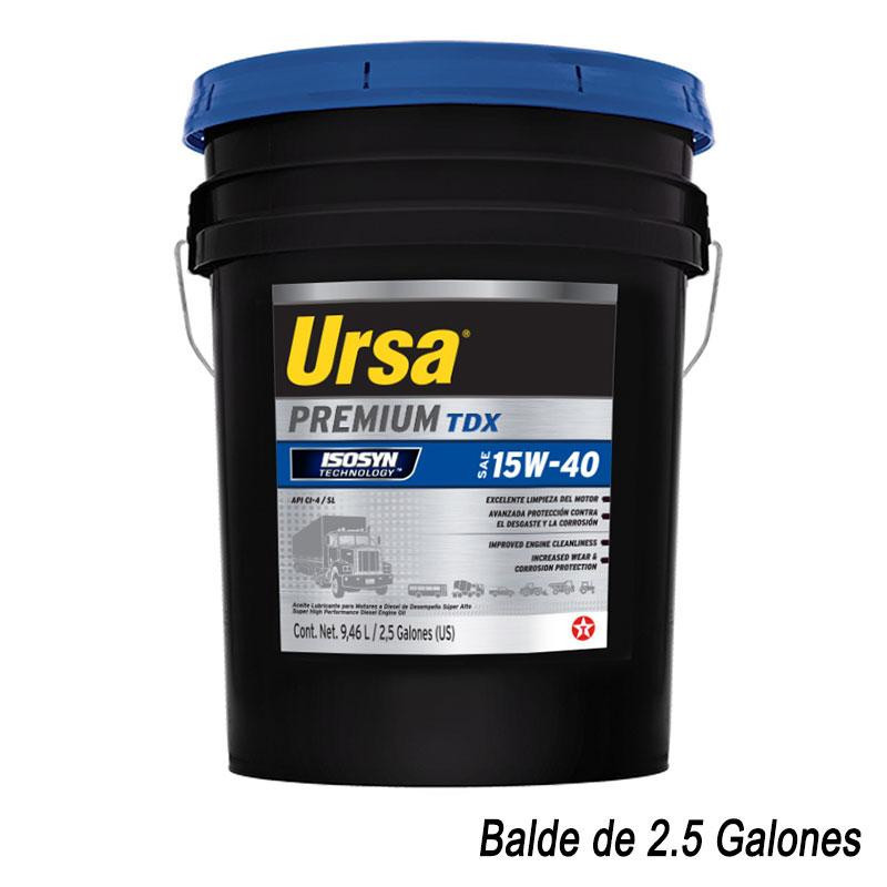 01004UPTDX15-40-ACEITE MOTOR DIESEL URSA PREMIUM TDX 15W40 ISOSYN 2