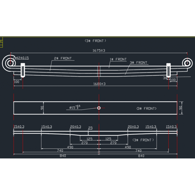 48104-E0110-HOJA HINO FRONT 3 PLANO